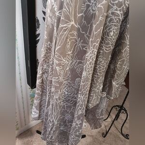 Demdaco Gray and Cream Wrap NWT
